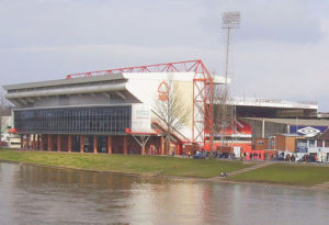 Nottingham Forest's City Ground Football Stadium