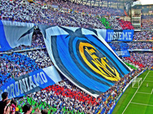 Inter Milan Fans at the San Siro Football Stadium