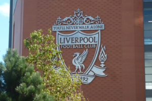 Liverpool Crest at Anfield Football Stadium