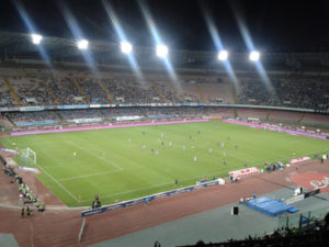Napoli's Stadio San Paolo During Evening Game