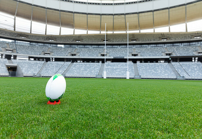 Rugby Ball and Goal